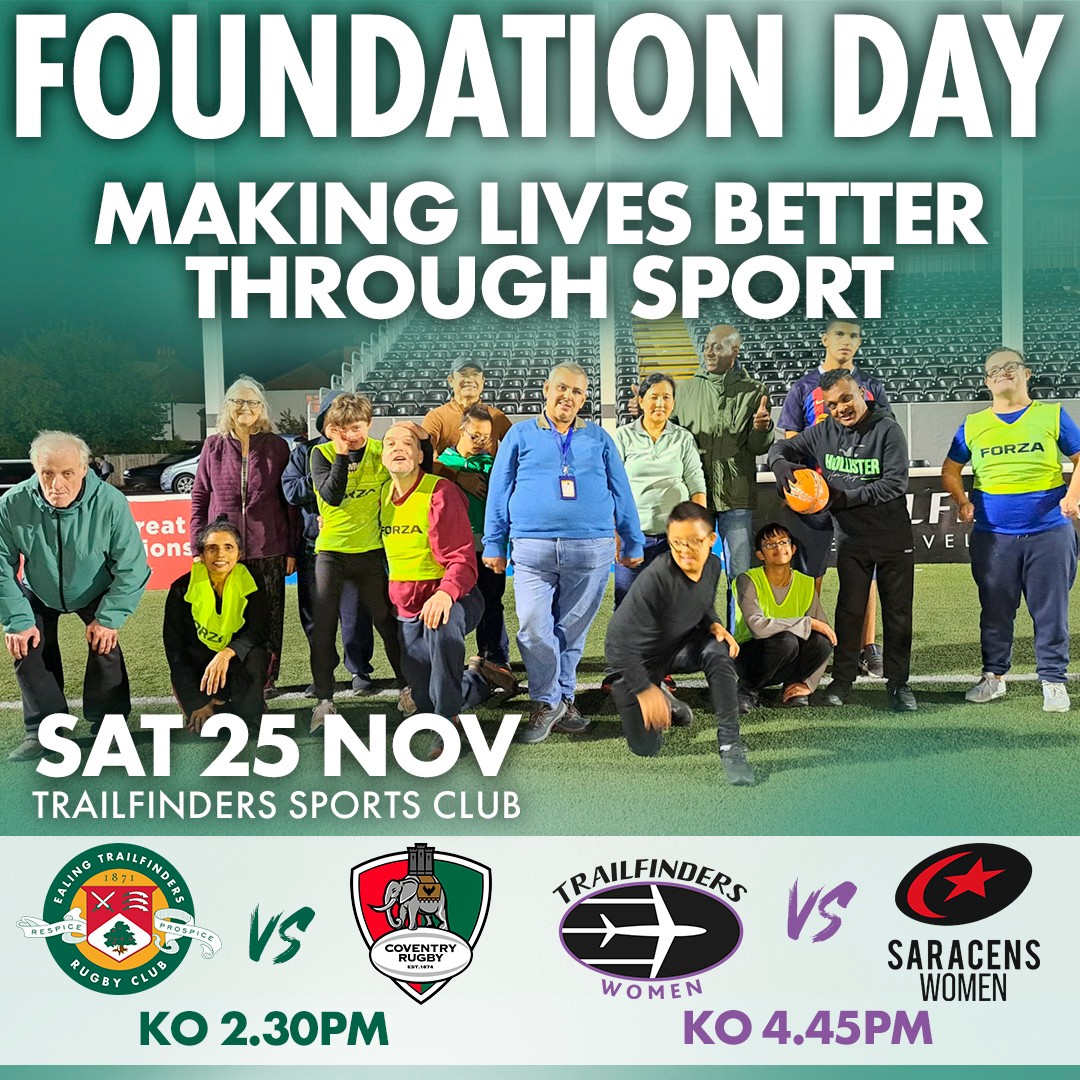 Ealing Trailfinders Foundation Day & Double Header - Saturday 25th November