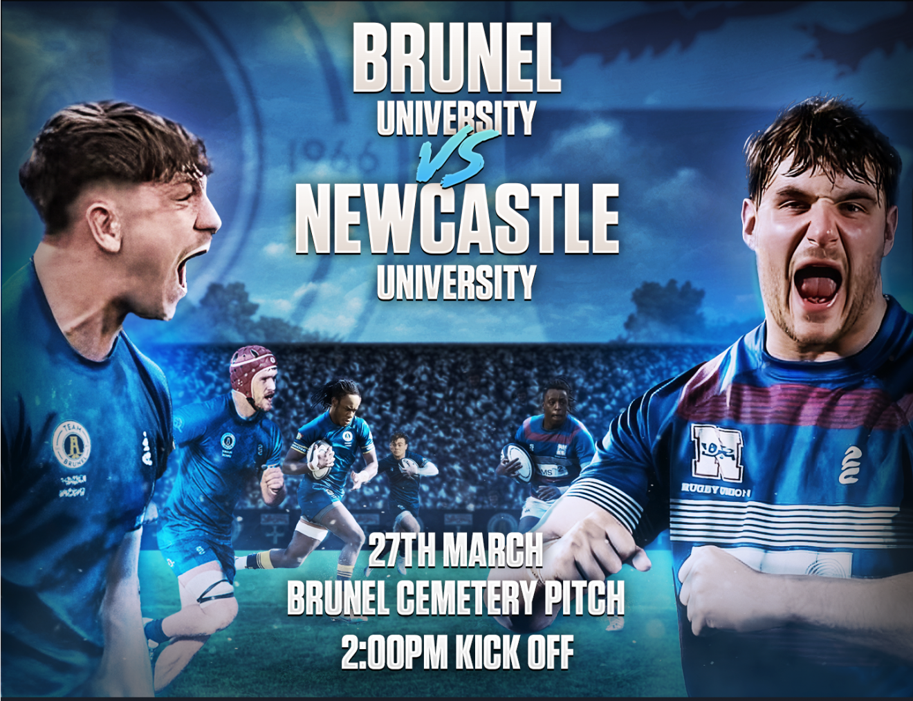 Come and Support Us for the Big Game at Brunel!